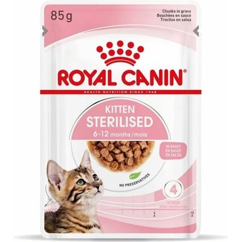 Image 1 of Royal Canin Kitten Sterilised in gravy 12x85 g