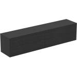 Ideal Standard Atelier Conca стенен долен шкаф, тъмен дъб, 4 чекмеджета, с плот 240 см (T4338Y4)