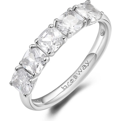 Brosway Slušivý stříbrný prsten Fancy Infinite White FIW25