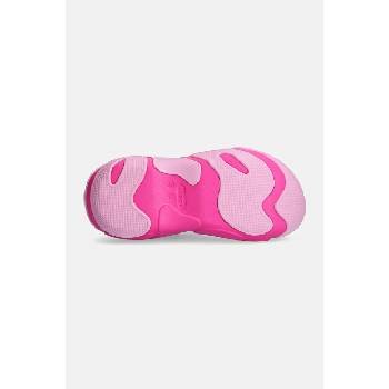 Crocs Чехли Crocs Bubble Crush Clog в розово с платформа 210061 (210061.6TW)