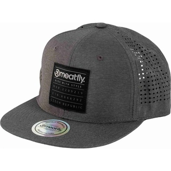 Meatfly шапка с козирка Nylan Perfor Snapback Grey Square Meatfly | Siv | МЪЖЕ | ЕДИН РАЗМЕР