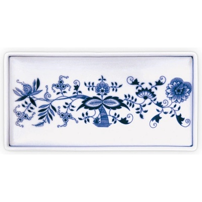 Cibulák Talíř na ryby obdélníkový 24,7 x 12,7 cm Originál Český porcelán Dubí