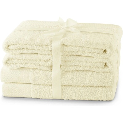 Restilo Кремави памучни хавлии и кърпи за баня в комплект от 6 бр. от тери Amari - Restilo (120010868)