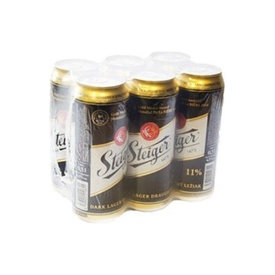 Steiger pivo tmavé 11 % 6 x 0,5 l (plech)