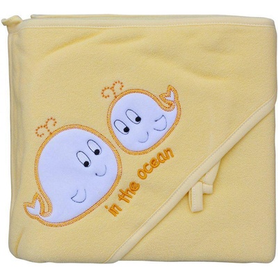 Scarlett Froté uterák velryby s kapucnou žltá