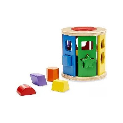 Melissa & Doug Дървен сортер ролка с форми 19041 Melissa and Doug, 000772190411