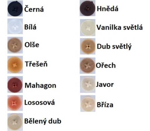 TS Krytka vrutů - plastová