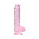 Shots Toys Shots REALROCK Realistic Реалистично дилдо с топки Pink 15 см (P23927)