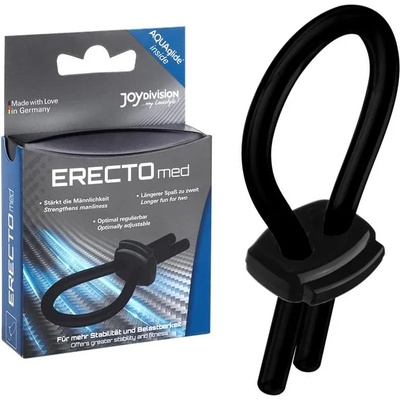 Пенис ринг, лесно регулируем - ERECTOmed Ring Black (JOYD015626)