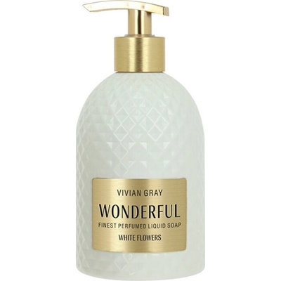 Vivian Gray Wonderful White Flowers luxusné tekuté mydlo na ruky 500 ml