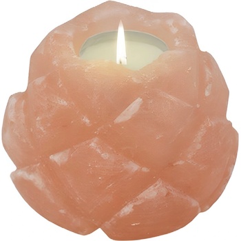 Himalaya Salt Dreams Свещник от хималайска сол Himalaya Salt Dreams - Лотос (241775)