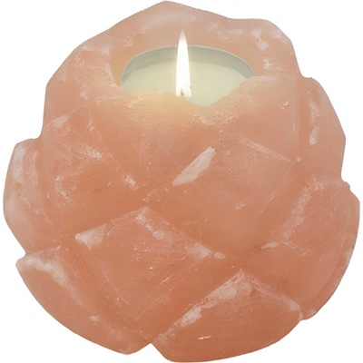 Himalaya Salt Dreams Свещник от хималайска сол Himalaya Salt Dreams - Лотос (241775)