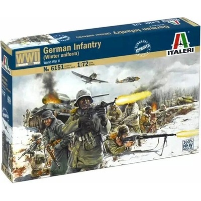 Italeri Nemeckí vojaci z II. svetovej vojny v zimných uniformách 1:72