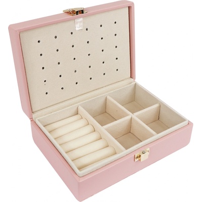 Biju dámská luxusní šperkovnice růžová 9001533