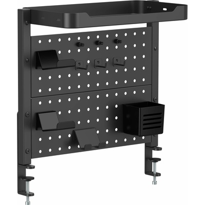 AlzaErgo Pegboard C40S Edge Shelf černý AE-EGPB-C40SB AE-EGPB-C40SB