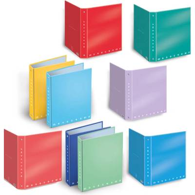 Класьор 4 ринга Pigna Monocromo А4, 3 cm (1301096-01-001196330)