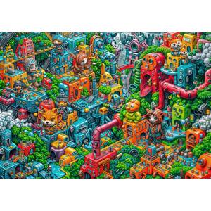 Grafika Art Puzzle - Puzzle Robotopia - 1 000 piese