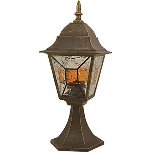 BE LIGHT! ГРАДИНСКИ ФЕНЕР СТОЯЩ 43cm ЗЛАТНА ПАТИНА e27 belight (3800231890336)
