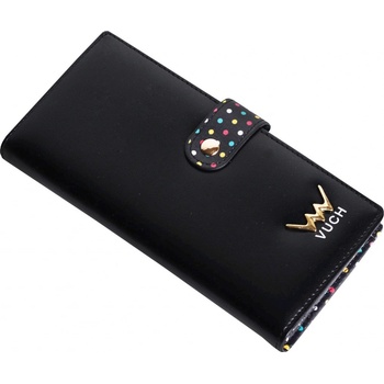 Vuch Dámská peněženka s puntíky ze syntetické kůže Black Dots Collection Hermiona