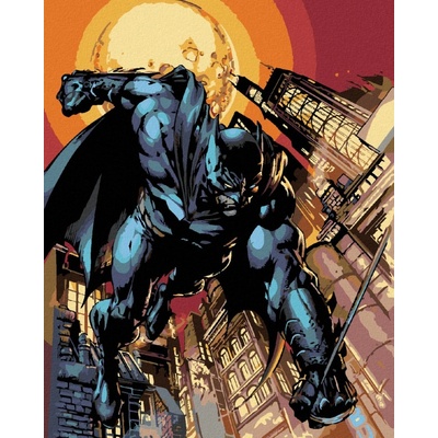 Zuty Malování podle čísel BATMAN A VELKÝ MĚSÍC