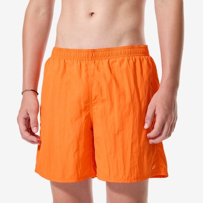 Decathlon Chlapčenské šortkové plavky Swimshort oranžové