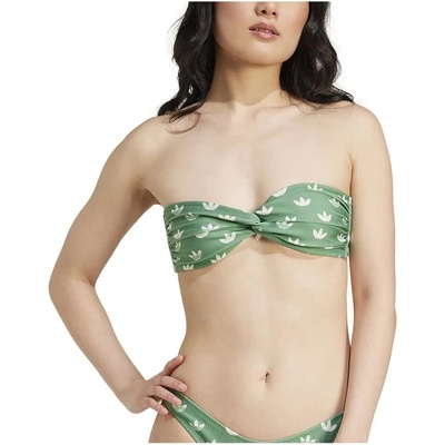 Adidas Monogram bikini top - Green (Preloved Green / Cloud White)