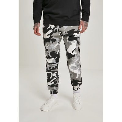 Urban Classics Мъжки панталон в сив камуфлаж Urban Classics snow camoUB-TB3137-00787 - Сив, размер 28