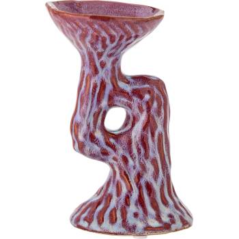 Bloomingville Свещник Ivalie каменен 16 см розов (82061704)
