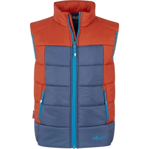 TROLLKIDS Детски синтетичен елек Trollkids Kid's Hardanger Vest Synthetic vest - Red Clay / Mystic Blue / Summernight Blue - размер 92 (EU) (703-4663-0611)