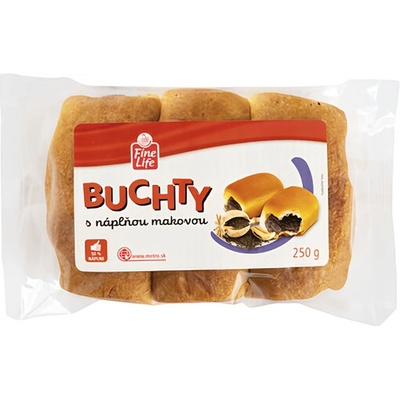 Fine Life Buchty s makovou náplňou