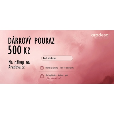 Dárkový poukaz - 500 Kč