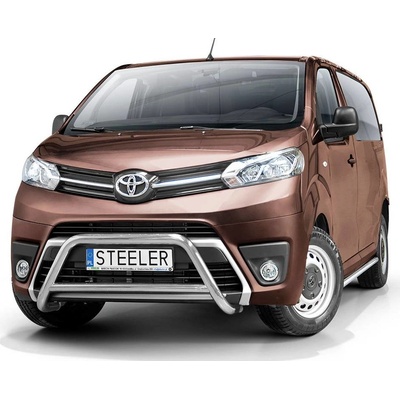 STEELER Predný ochranný rám nerez s EC homologáciou, Toyota ProAce II Verso, 2016- ,