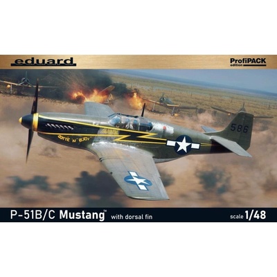 Eduard P 51B/C Mustang w/ dorsal fin PROFIPACK 82108 1:48