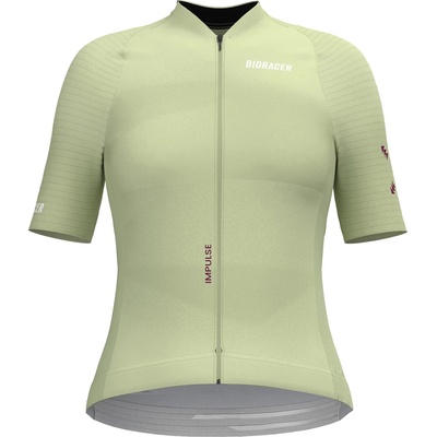 Bioracer Дамска фланелка с къс ръкав за колоездене Bioracer Women's Icon Jersey Impulse Cycling jersey - Pistachio Milk - размер XXL (156-3082-0216)