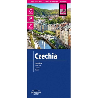 mapa Czech Republic 1:350 t. voděodolná