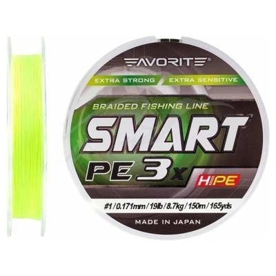 Favorite Šňůra PE Line Smart PE 3x 150m 0,6/0,132mm 12lb