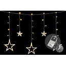 NEXOS Vianočná reťaz hviezdy 0,6 m 61 LED tepleá biela