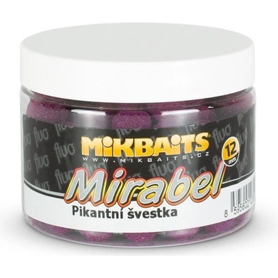 Michal Kučera MIKBAITS Mikbaits Mirabel Fluo boilie 150ml - Pikantní Švestka 12mm