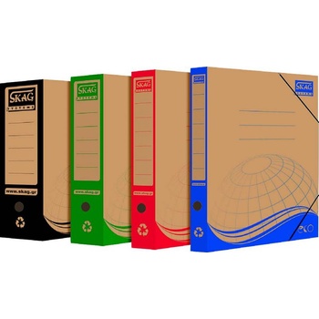 АРХИВНА КУТИЯ skag С ЛАСТИК 8.5СМ МИКС