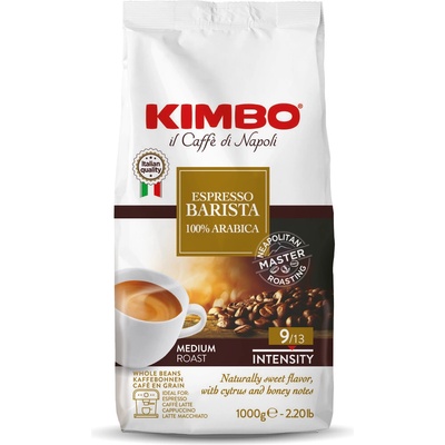 KIMBO S. p. A. Kimbo Espresso Barista 100% Арабика кафе на зърна, 1кг (014082)