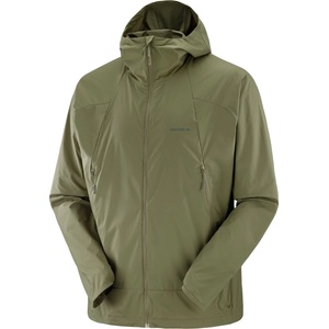 Salomon Мъжко ветрозащитно яке Salomon Outwind Full Zip Jacket Windproof jacket - Grape Leaf - размер XL (018-0362-0214)