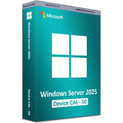 Програмен продукт с лицензен стикер, Windows Server CAL 2025 English 1pk DSP OEI 5 Clt Device CAL (EP2-25243)