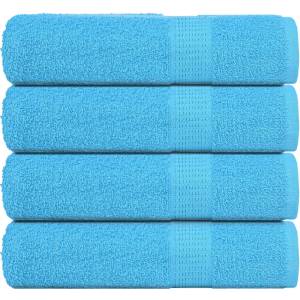 vidaXL Кърпи за ръце FROGN 4 бр. Тюркоазени 50x100 см 360 г/м2 (136975)