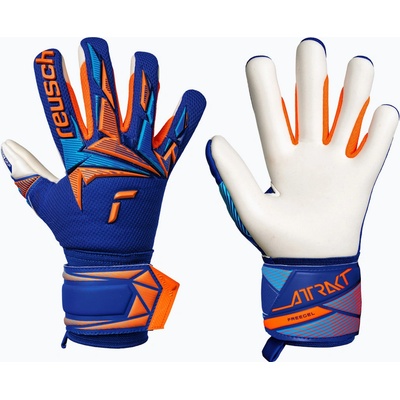 Reusch Attrakt Freegel Advance Junior sharp blue/shocking orange