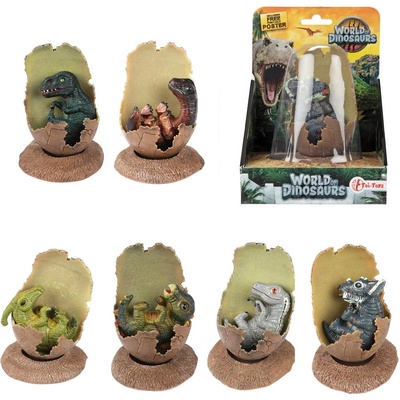 Фигурка Toi Toys - World of Dinosaurs, бебе динозавър в счупено яйце, асортимент (TT37518Z)