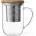 VIVA Чаша за чай с цедка VIVA Minima 500ml, бамбуково капаче за запарка (1006988)