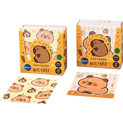 Centrum Самозалепващи лисчета 60/60 мм Capybara, оп. 200, 81279