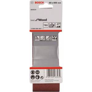 Bosch Комплект шлифовъчни ленти BOSCH от 3 части X440 60 x 400 мм, 60; 80; 100 2608606007 (2608606007)