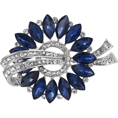 Amparo Miranda Brošňa Flower AM3129 modrá