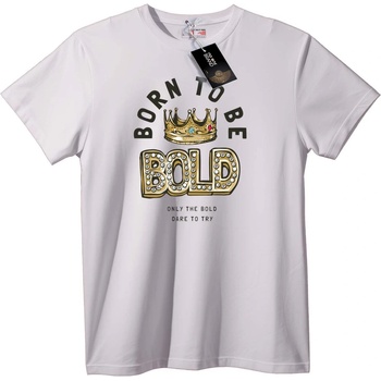 NOONEBRAND Тениска Смела Корона - 2XL, Black